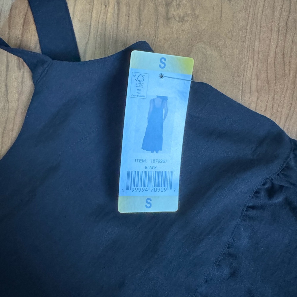 NWT Felina Elegant Black Maxi Dress - Picture 6 of 9